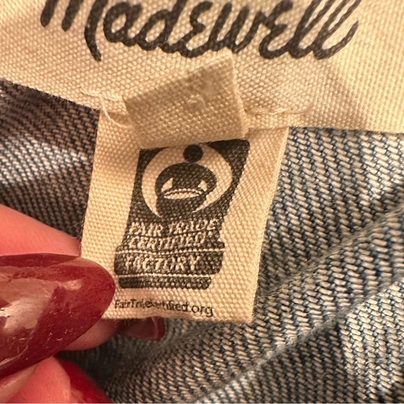 Madewell Pleated Midi Shirtdress in Billings Wash: Airy Denim Edition Sz 8 EUC - Picture 9 of 12